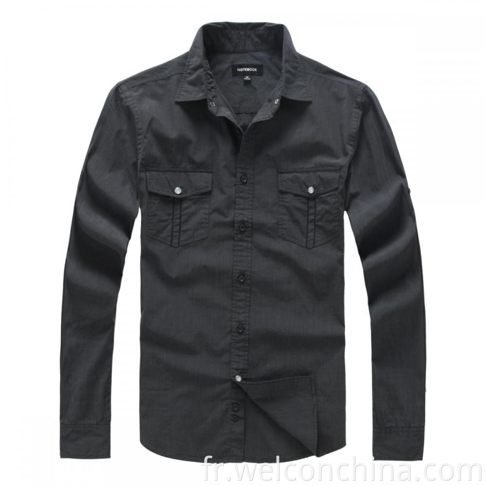 100 Cotton Solid Shirt Jpg